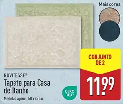 ALDI Tapete para Casa de Banho Novitesse promoção
