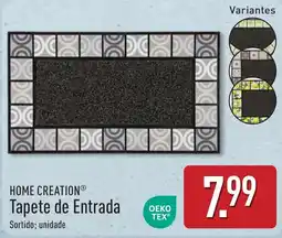 ALDI Home creation tapete de entrada promoção