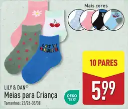 ALDI Meias para Criança promoção