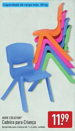ALDI Home Creation cadeira para criança promoção