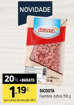 Coviran Sicosta Fiambre cubos promoção