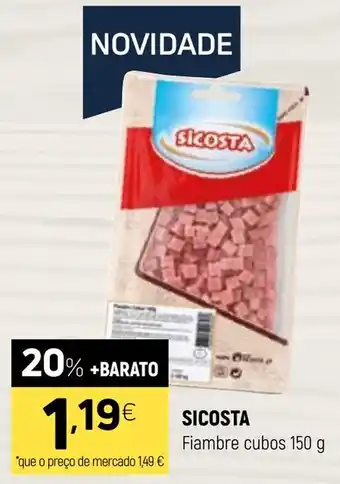 Coviran Sicosta Fiambre cubos promoção