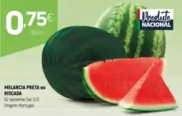 Coviran melancia preta ou riscada promoção