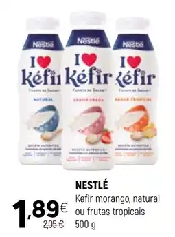 Coviran Nestlé Kefir morango, natural ou frutas tropicais promoção
