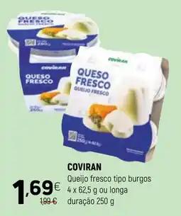 Coviran Coviran queijo fresco tipo burgos promoção
