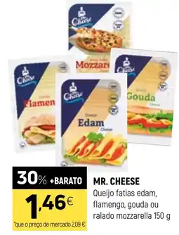 Coviran Mr. Cheese queijo fatias edam, flamengo, gouda ou ralado mozzarella promoção