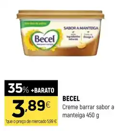 Coviran Becel Creme barrar sabor a manteiga promoção
