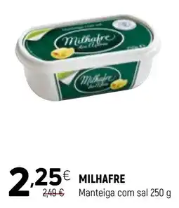 Coviran Milhafre Manteiga com sal promoção