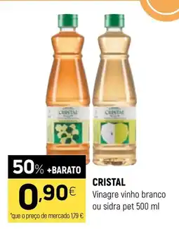 Coviran Cristal vinagre vinho branco ou sidra pet 500 ml promoção