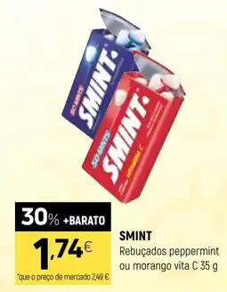 Coviran Smint Rebuçados peppermint ou morango vita C promoção