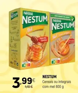 Coviran Nestum cereais ou integrais com mel promoção