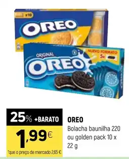 Coviran Oreo bolacha baunilha promoção