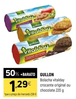 Coviran Gullon bolacha vitalday crocante original ou chocolate promoção