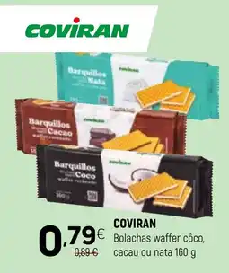 Coviran Coviran bolachas waffer caco, cacau ou nata promoção