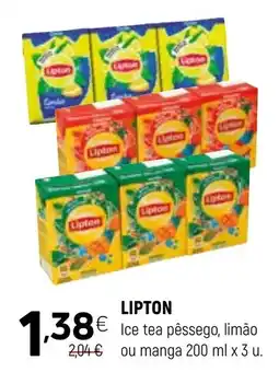 Coviran Lipton ice tea pêssego, limão ou manga promoção