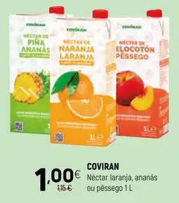 Coviran Coviran Néctar laranja, ananás ou pêssego promoção
