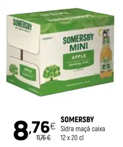 Coviran Somersby sidra maçã caixa promoção