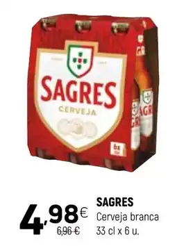 Coviran Sagres Cerveja branca promoção