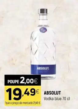 Coviran Absolut Vodka blue promoção