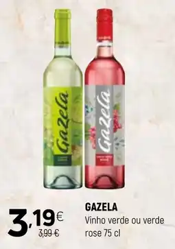 Coviran Gazela vinho verde ou verde rose promoção