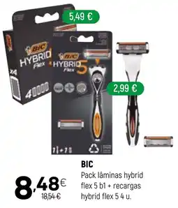 Coviran bic lâminas hybrid flex 5 b1 promoção