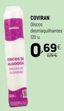 Coviran Coviran discos desmaquilhantes promoção