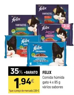 Coviran felix comida húmida gato promoção