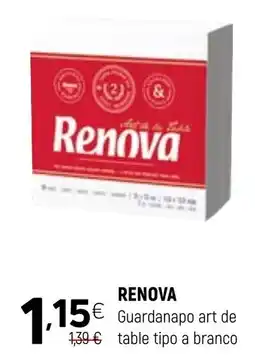 Coviran Renova guardanapo art de table tipo a branco promoção