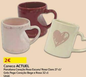 Auchan Caneca porcelana actuel promoção