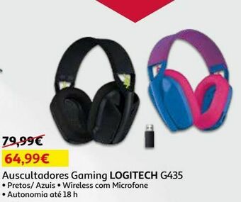 Auchan "auscultadores gaming logitech promoção