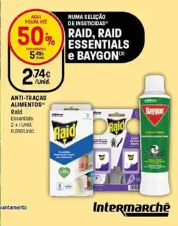 Intermarché Anti-traças alimentos raid essentials promoção