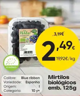 Froiz Mirtilos biológicos promoção