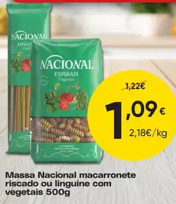 Froiz Massa Nacional macarronete riscado ou linguine com vegetais promoção