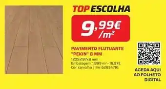 Pavimento flutuante pekin 8 mm