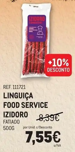 Makro Linguiça food service izidoro promoção