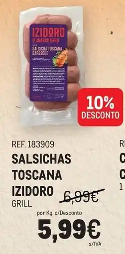 Makro Salsichas toscana izidoro grill promoção