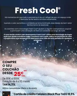 Hiper Centro do Móvel colchão fresh cool promoção