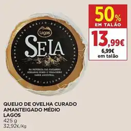 El Corte Inglés Queijo de ovelha curado amanteigado médio lagos promoção