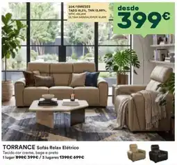 Moviflor Torrance Sofás Relax Elétrico promoção