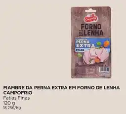 El Corte Inglés Fiambre da perna extra em forno de lenha campo frio promoção