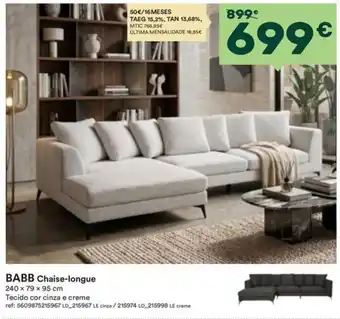 Babb Chaise-longue