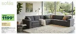 Moviflor rochester sofá de canto promoção