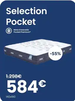 Hiper Centro do Móvel Selection Pocket Mola Ensacada Pocket Premium promoção