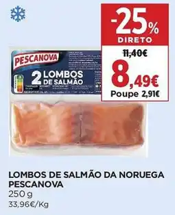 El Corte Inglés lombos de salmão da noruega pescanova promoção