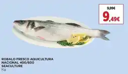 El Corte Inglés Robalo fresco aquicultura promoção