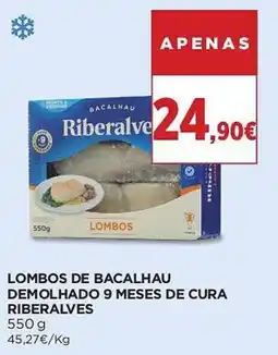 El Corte Inglés lombos de bacalhau riberalves promoção