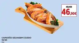 El Corte Inglés Camarão selvagem cozido promoção