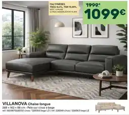 Moviflor Villanova Chaise-longue promoção