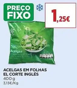 El Corte Inglés Acelgas el corte inglés promoção
