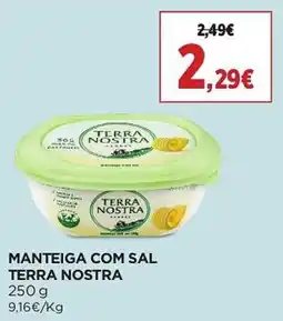 El Corte Inglés Manteiga com sal terra nostra promoção